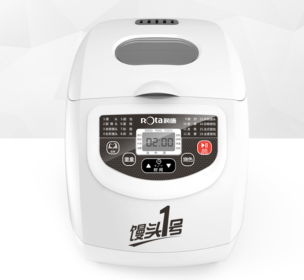 进面粉出馒头:Rota 润唐 家用全自动馒头机 上线京东众筹